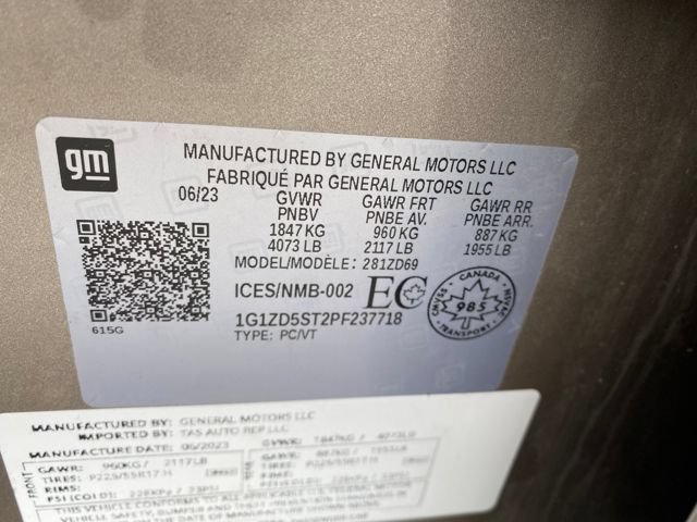 Certified 2023 Chevrolet Malibu LT FWD image 22