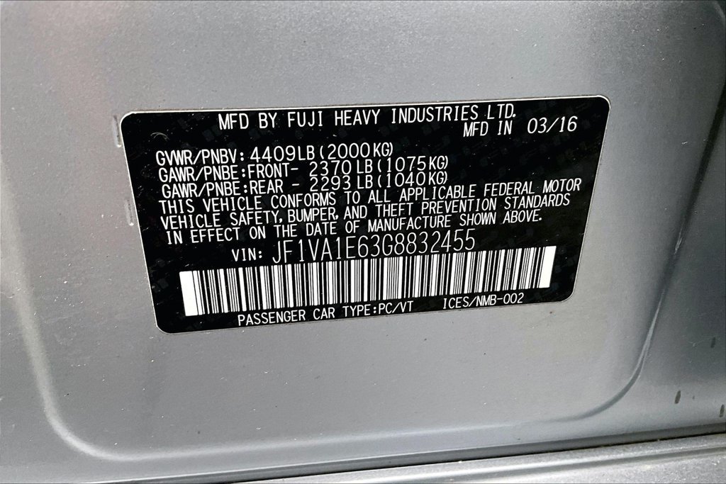 Used 2016 Subaru WRX Premium AWD/4WD image 19