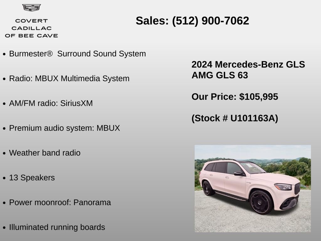 Used 2024 Mercedes-Benz GLS 63 AMG 4MATIC image 6