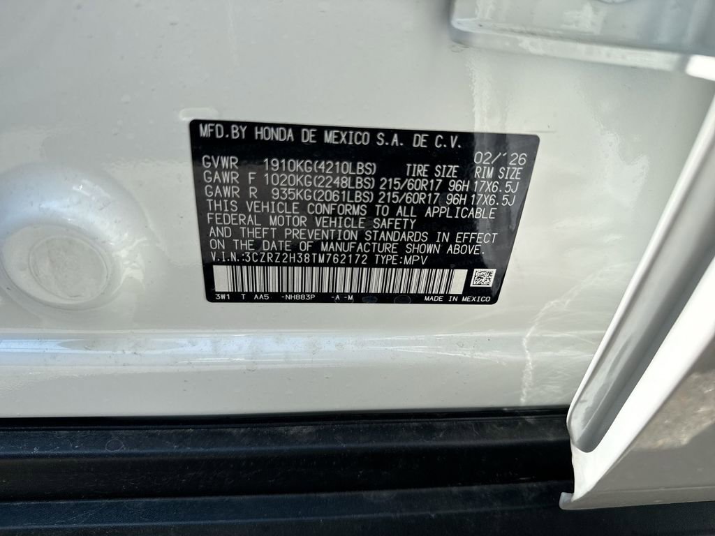 New 2026 Honda HR-V LX image 27