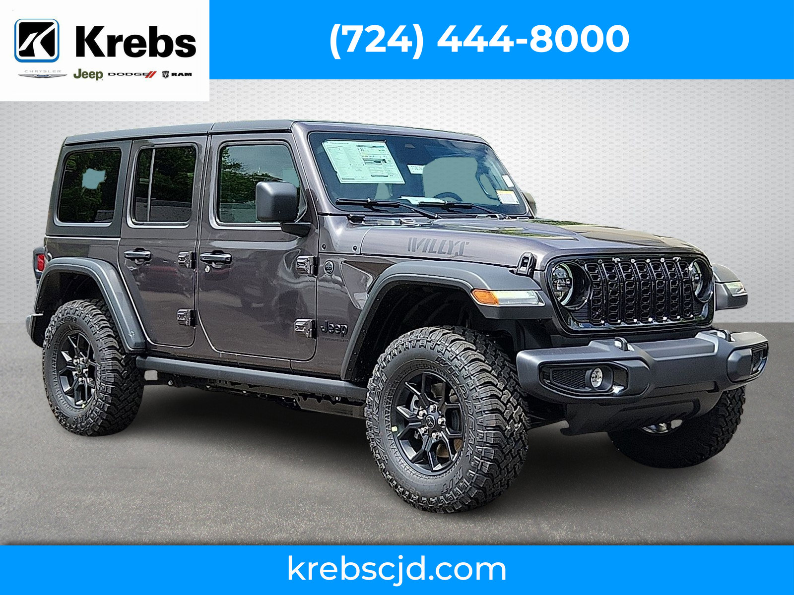 New 2026 Jeep Wrangler Unlimited Sport