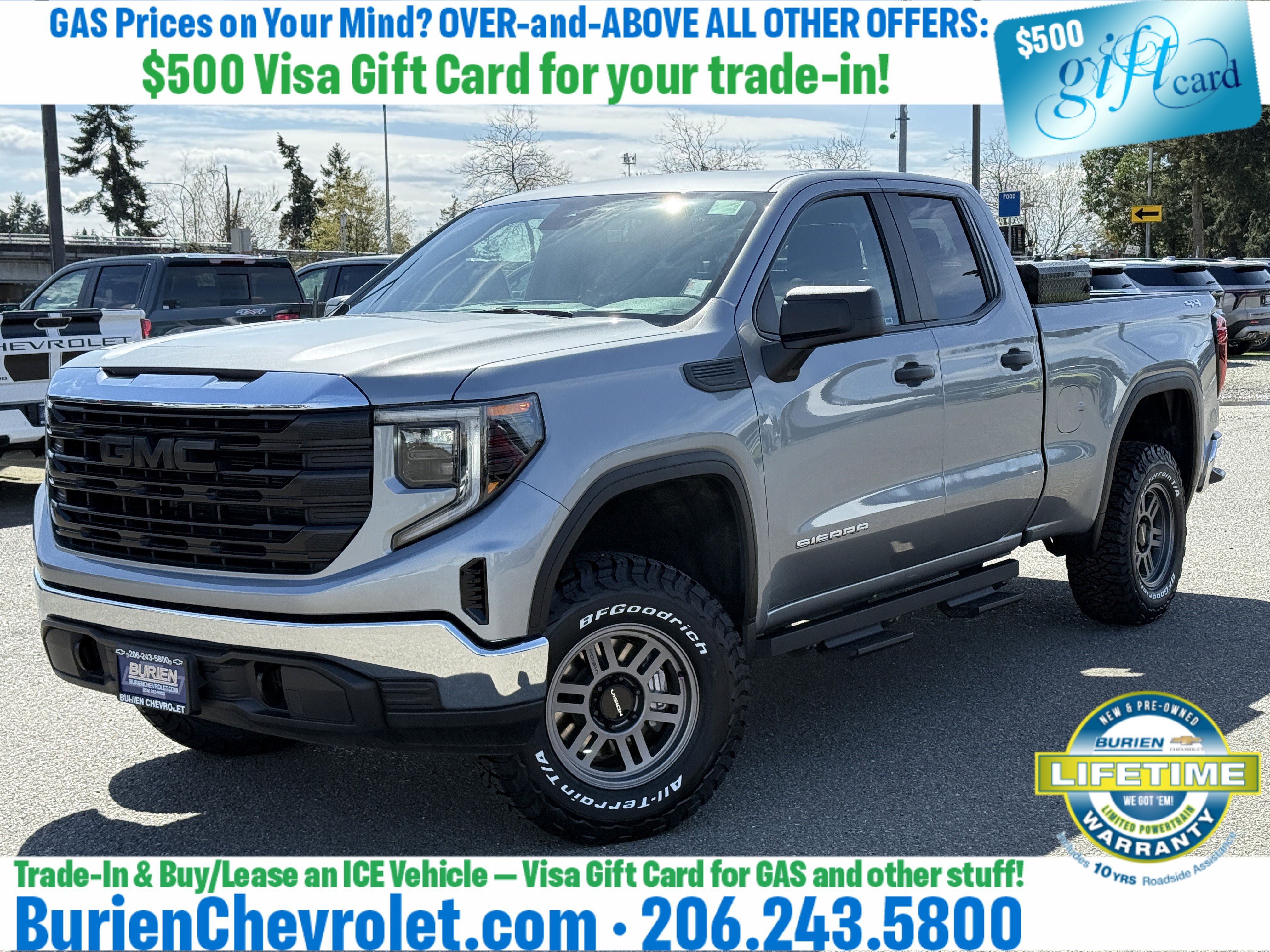 Used 2023 GMC Sierra 1500 Pro w/ Pro Value Package AWD/4WD image 1