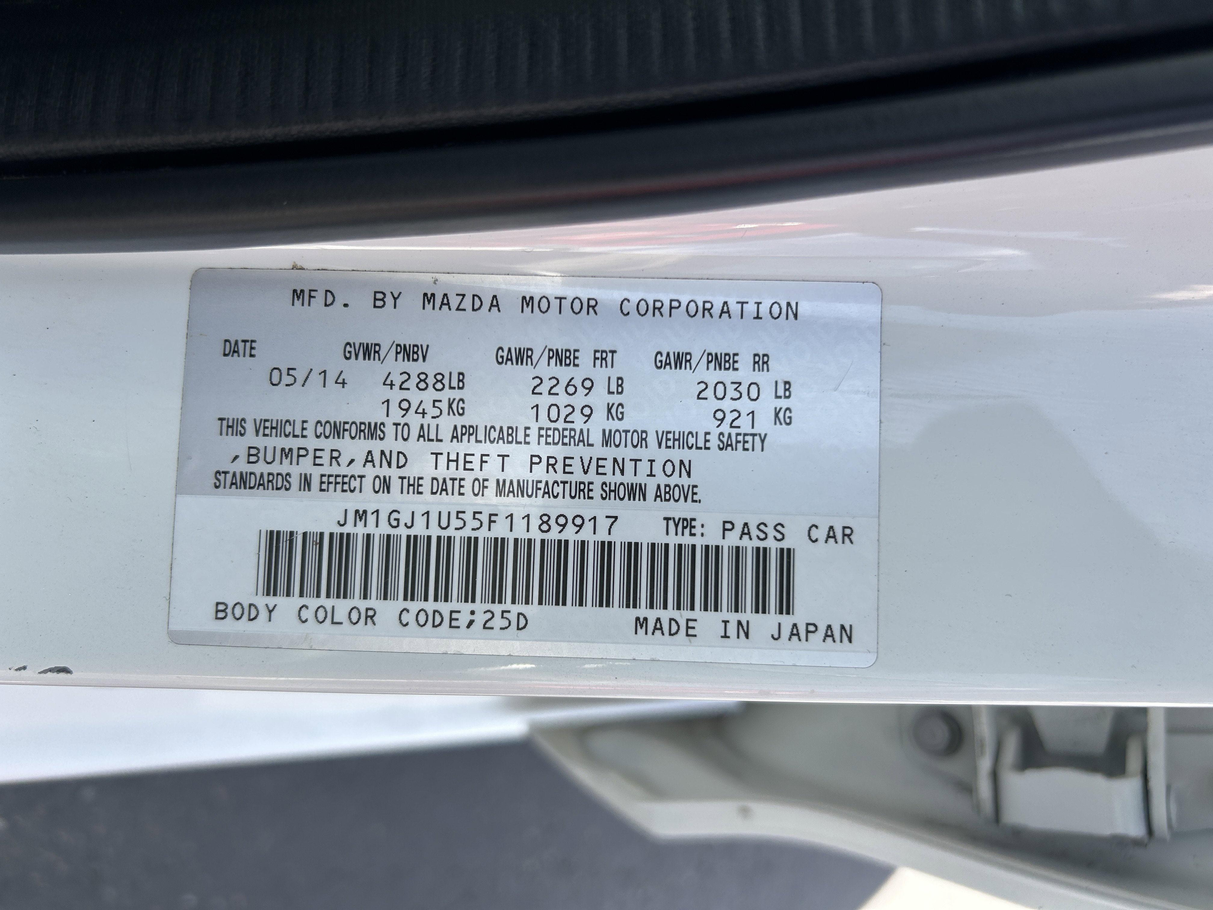 Used 2015 MAZDA MAZDA6 Sport image 21