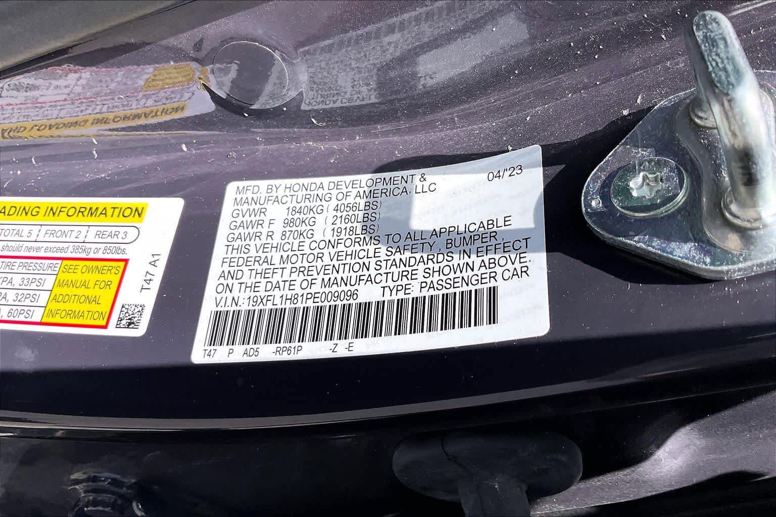 Used 2023 Honda Civic Sport Touring image 30