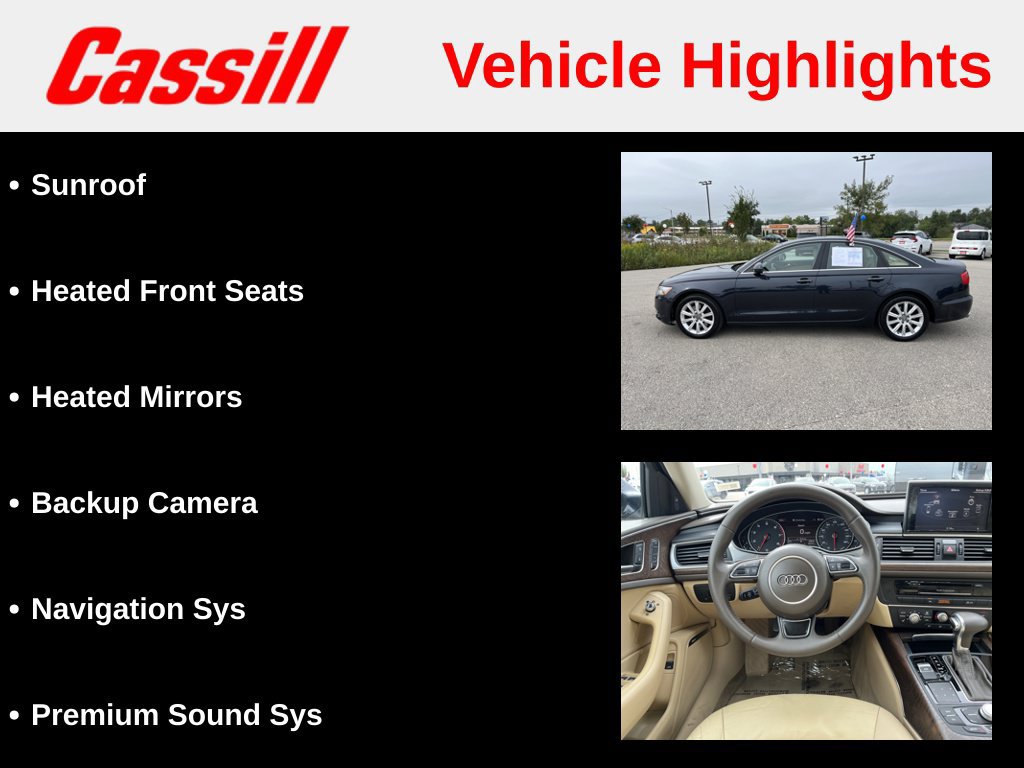Used 2015 Audi A6 2.0T Premium Plus AWD/4WD image 6