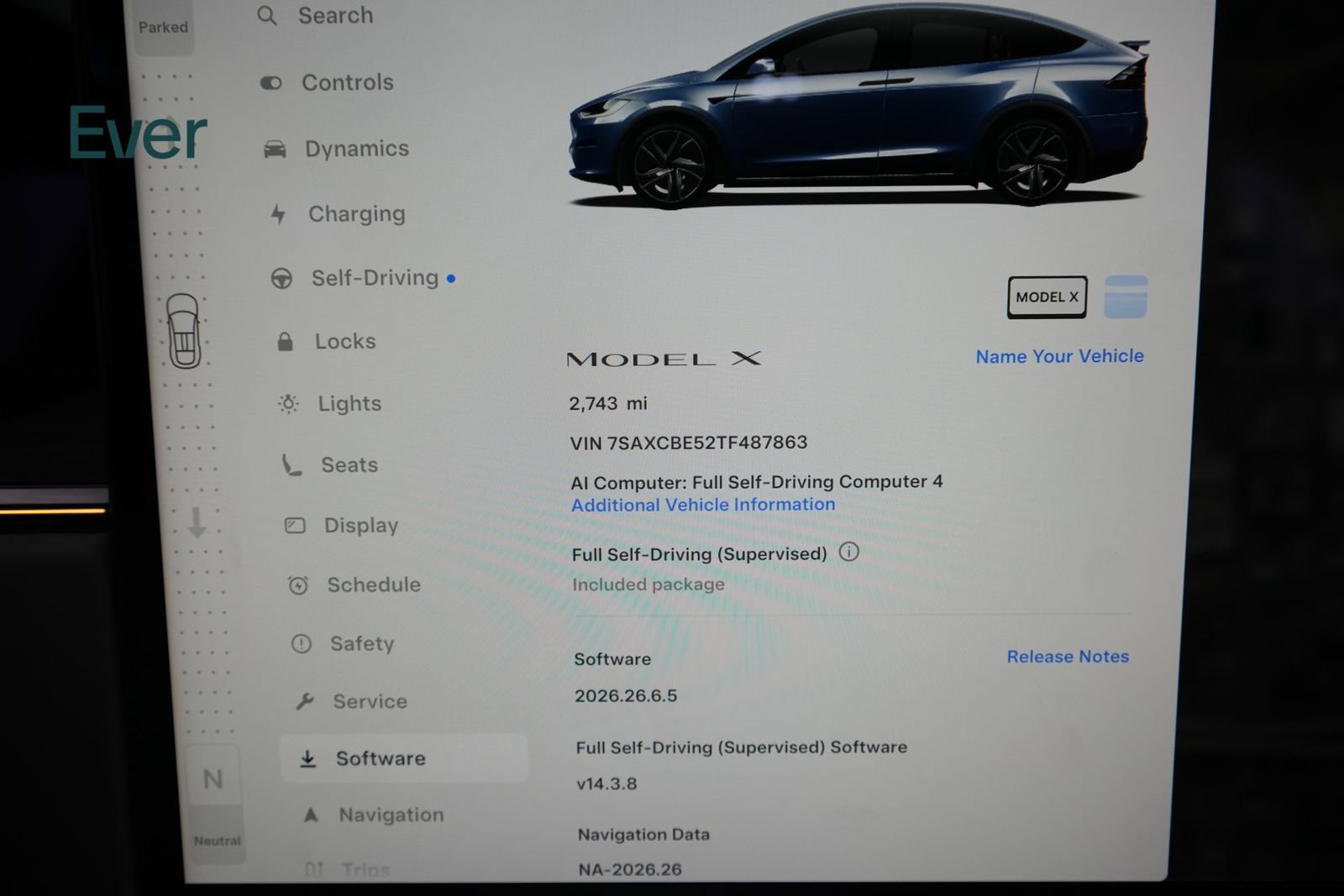Used 2026 Tesla Model X AWD/4WD image 7