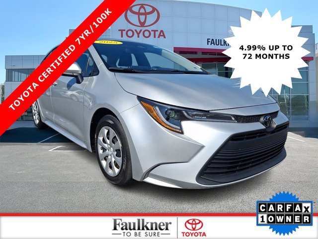 Certified 2025 Toyota Corolla LE FWD image 1