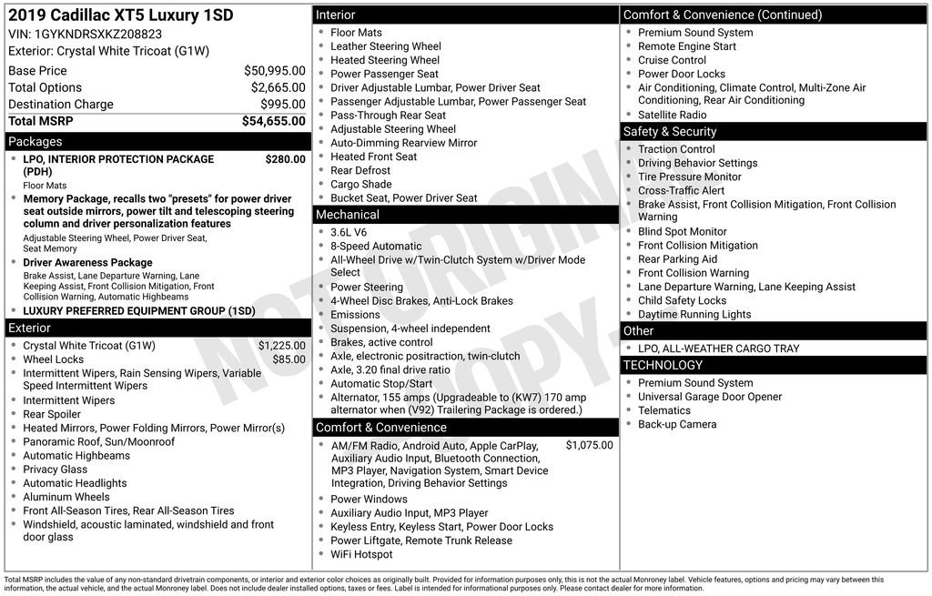 Used 2019 Cadillac XT5 Luxury image 5