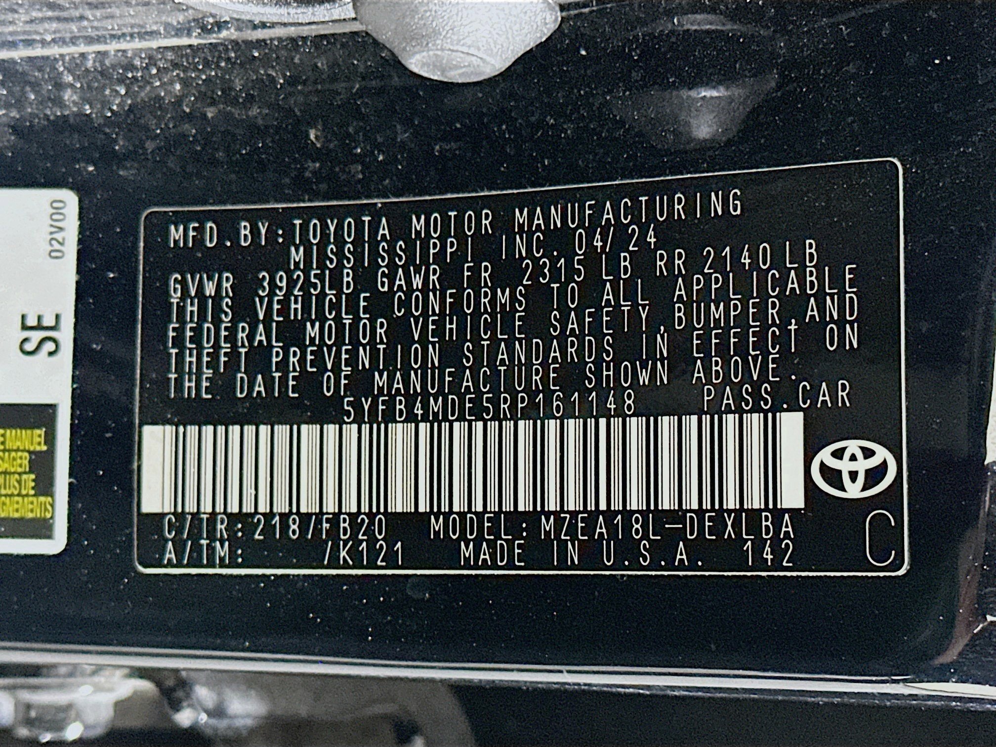 Used 2024 Toyota Corolla LE image 12