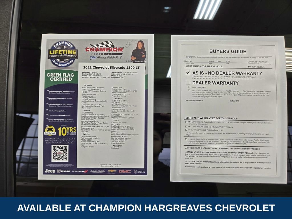 Certified 2021 Chevrolet Silverado 1500 LT w/ LPO, Dark Essentials Package image 43