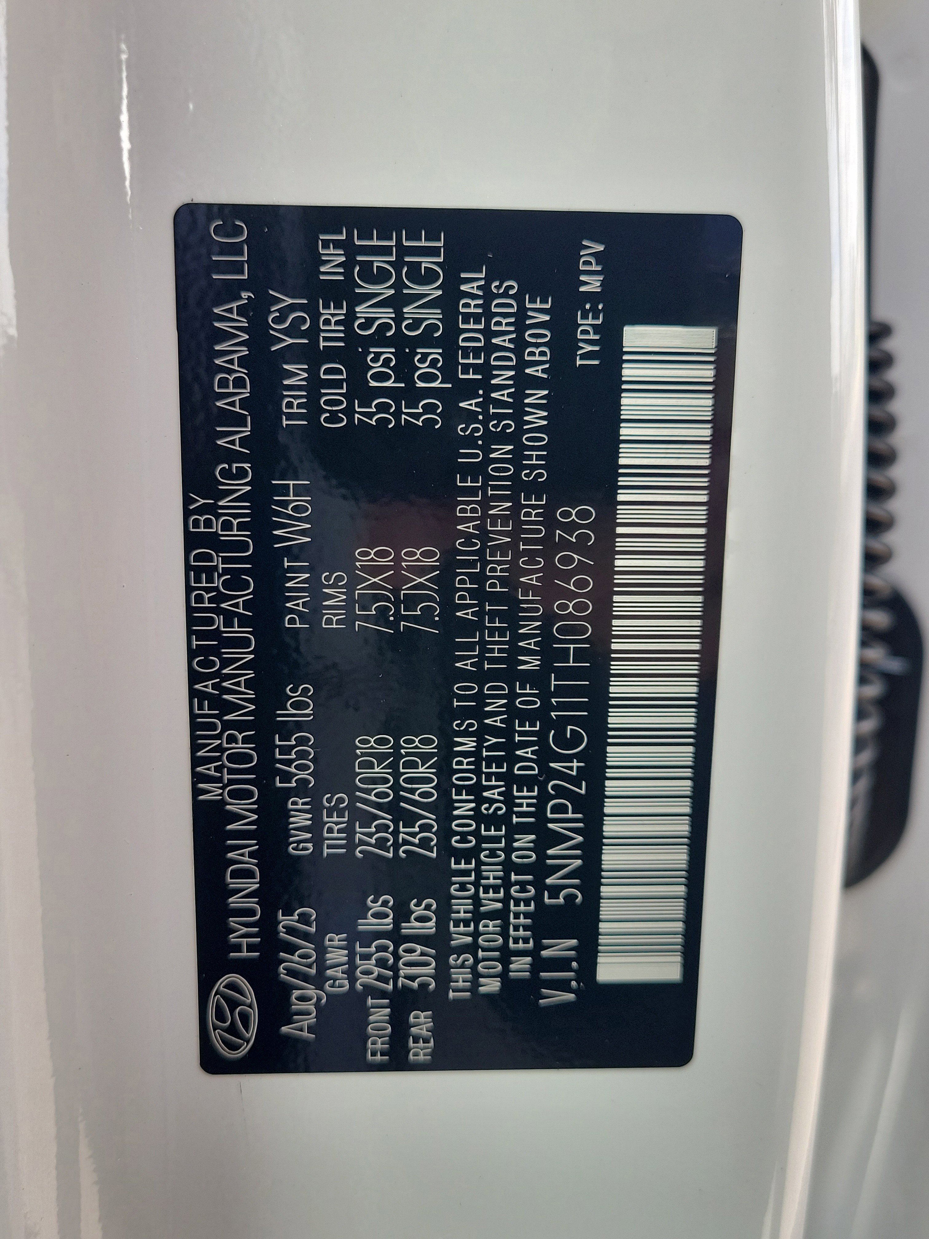 New 2026 Hyundai Santa Fe SEL image 36