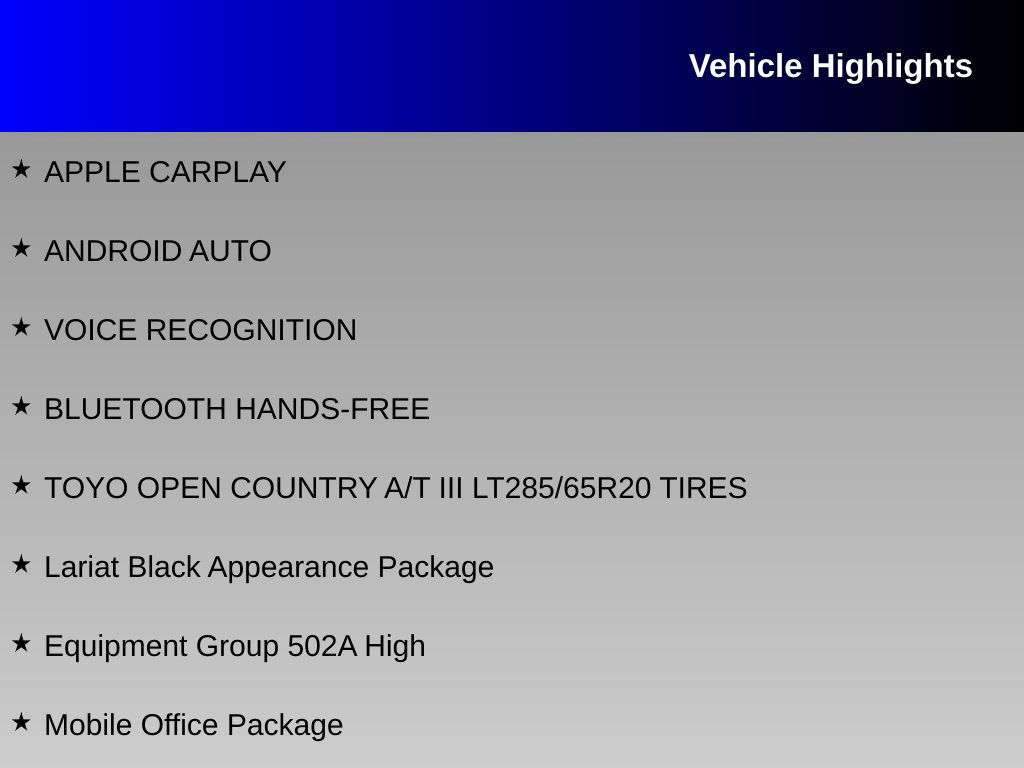 Used 2024 Ford F150 Lariat w/ Equipment Group 502A High AWD/4WD image 16