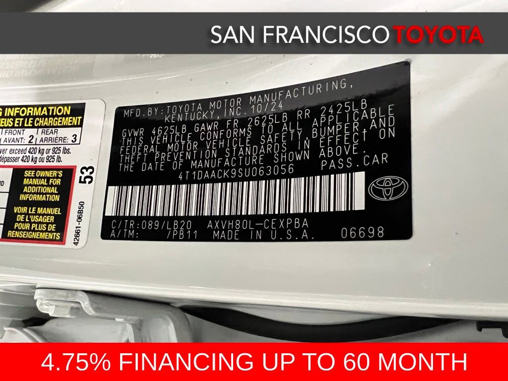 Certified 2025 Toyota Camry XSE FWD image 39