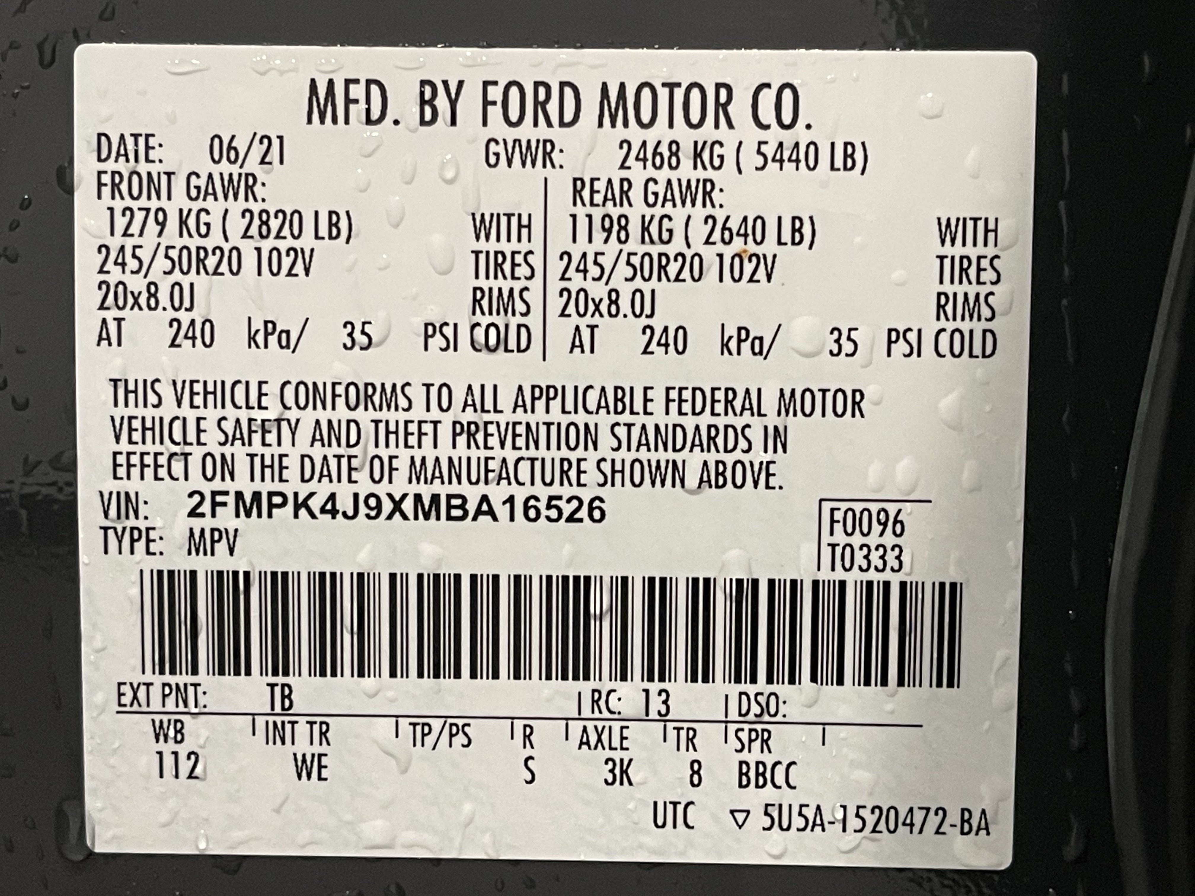 Used 2021 Ford Edge ST-Line w/ Class II Trailer Tow Package AWD/4WD image 25