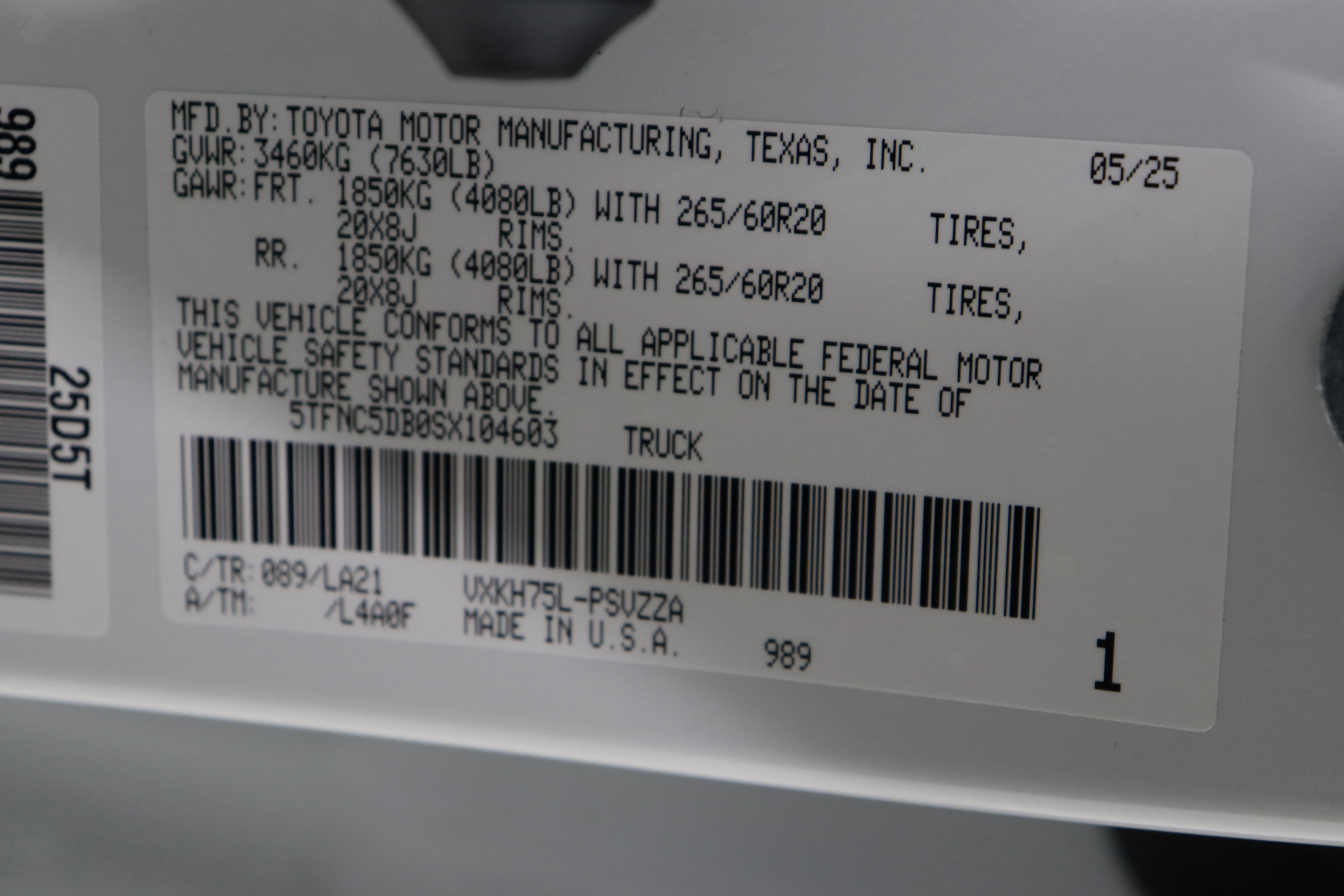 Used 2025 Toyota Tundra Platinum image 47