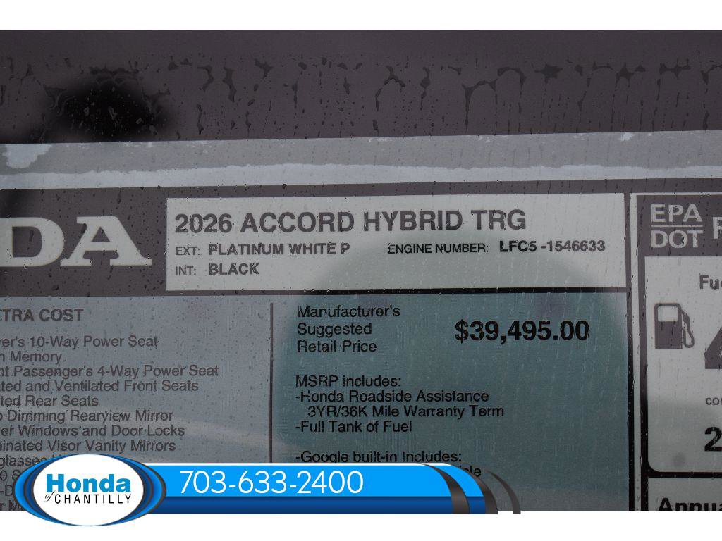 New 2026 Honda Accord Touring image 39