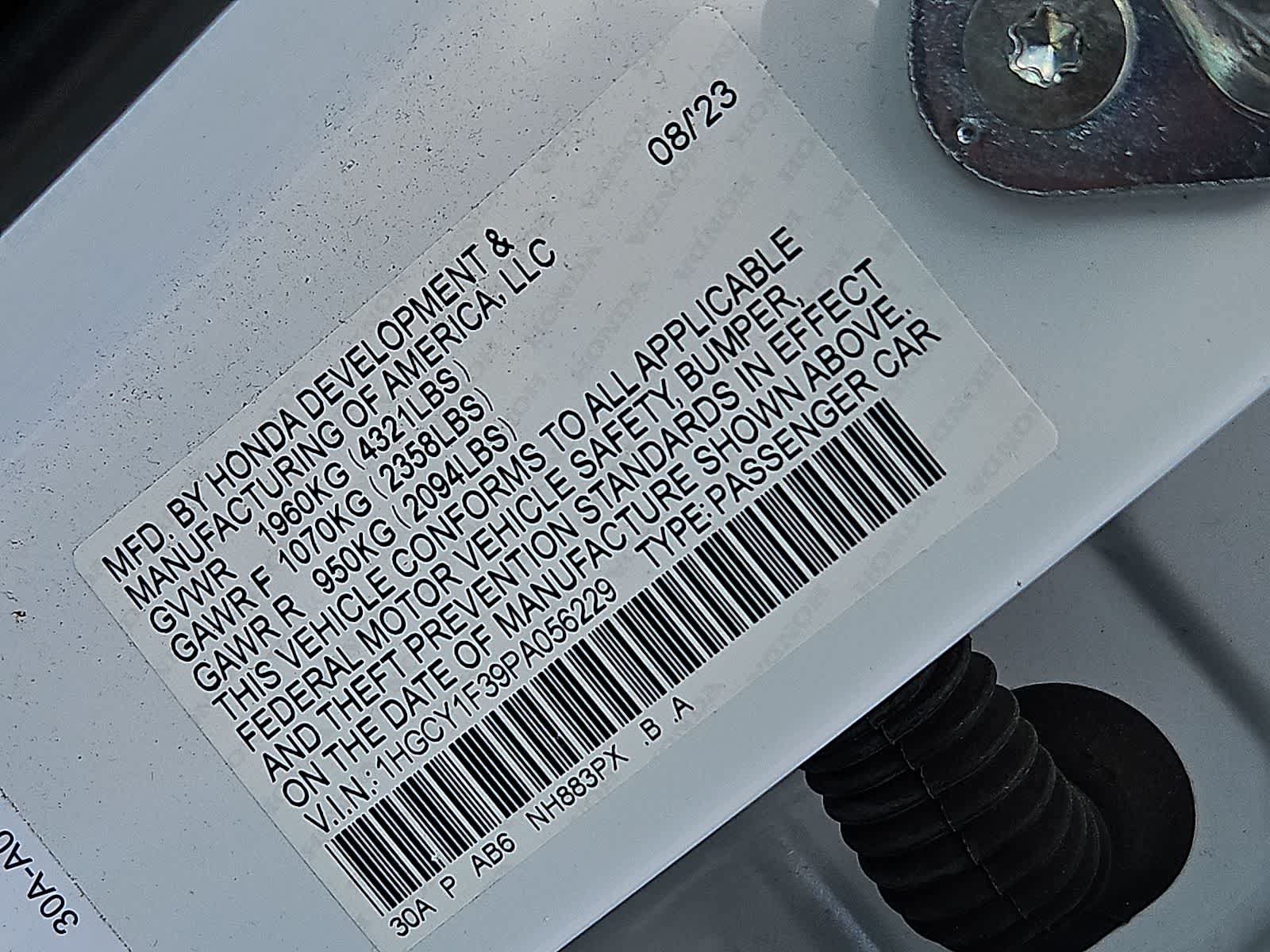 Used 2023 Honda Accord EX image 38