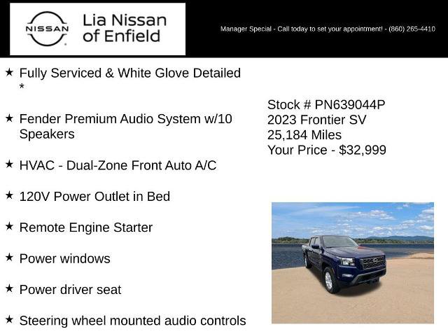 Certified 2023 Nissan Frontier SV w/ SV Convenience Package AWD/4WD image 25
