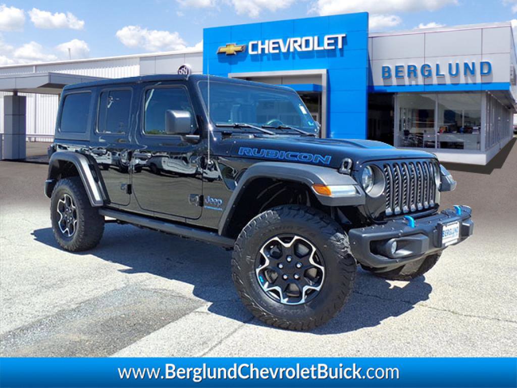 Used 2023 Jeep Wrangler Unlimited Rubicon 4xe w/ Steel Bumper Group AWD/4WD image 1