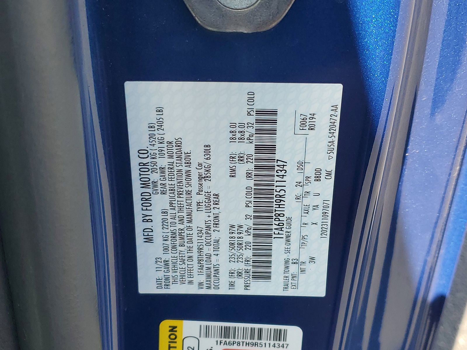 Used 2024 Ford Mustang Premium RWD image 25