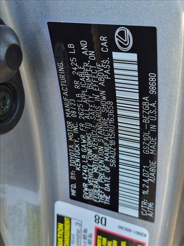 Certified 2024 Lexus ES 350 w/ Premium Package FWD image 24