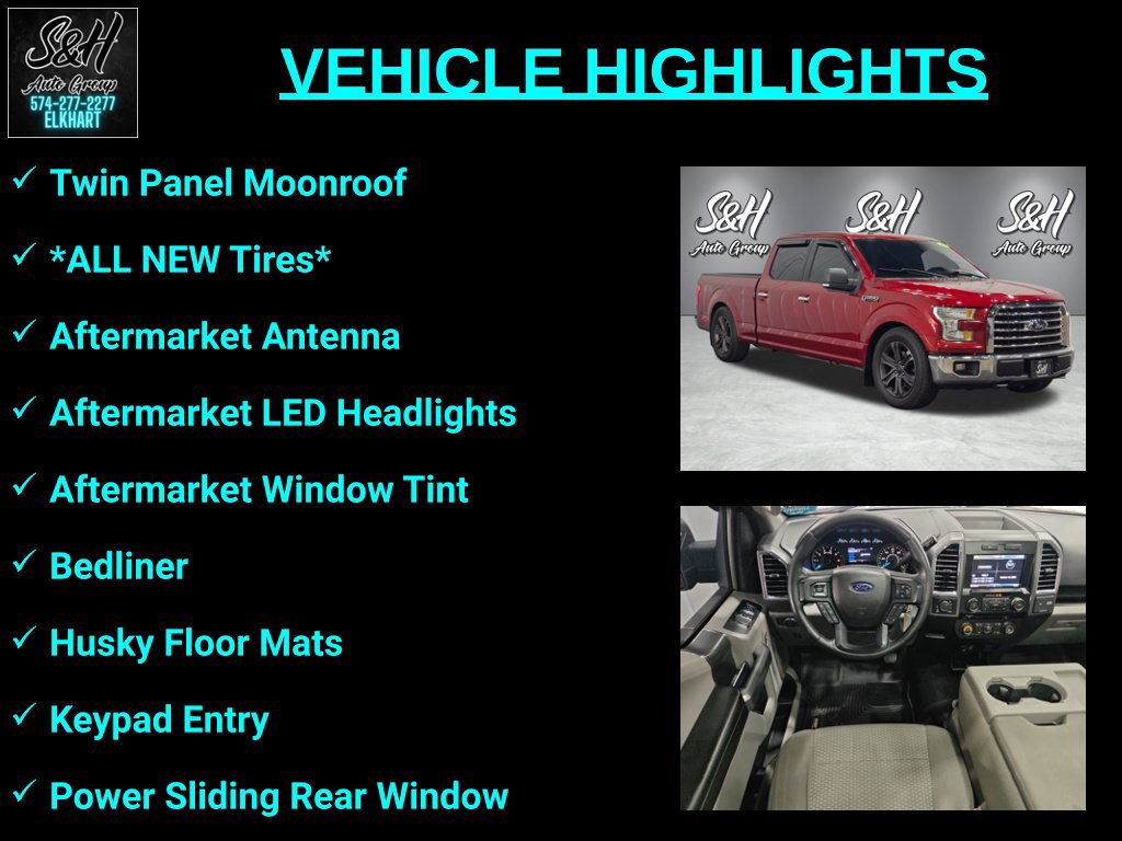 Used 2015 Ford F150 XLT w/ Equipment Group 302A Luxury AWD/4WD image 3