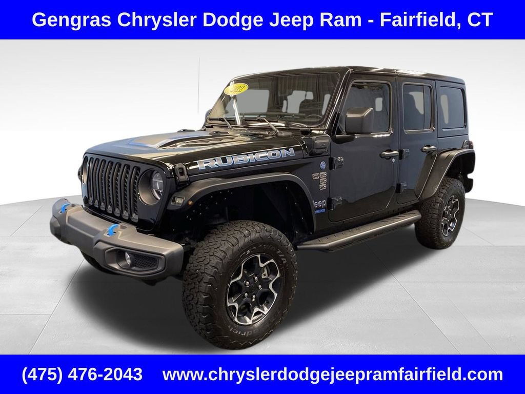 Used 2022 Jeep Wrangler Unlimited Rubicon 4xe w/ Cold Weather Group AWD/4WD image 3