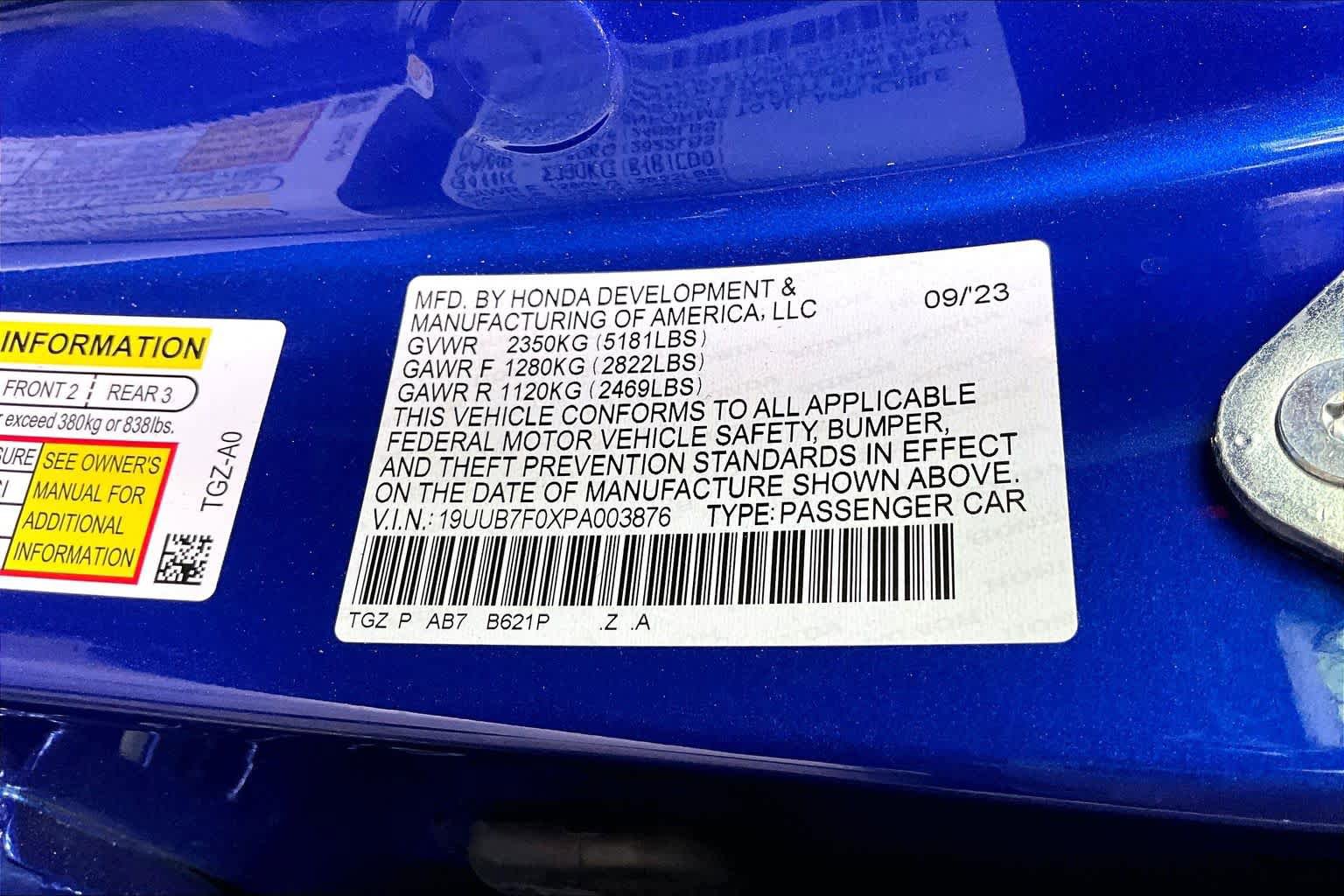 Used 2023 Acura TLX Type S AWD/4WD image 31