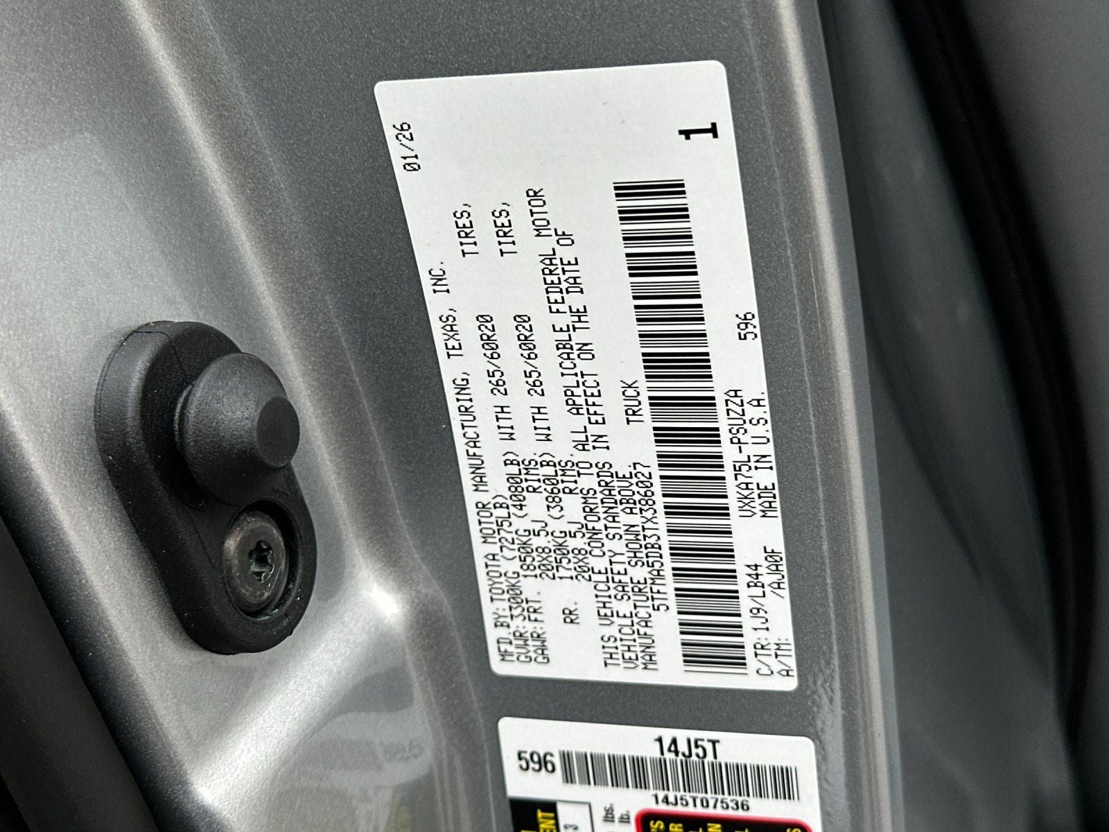 New 2026 Toyota Tundra 1794 Edition AWD/4WD image 27