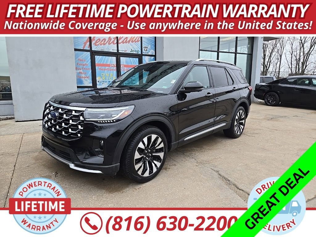Used 2025 Ford Explorer Platinum w/ LUX Leather Package AWD/4WD image 1