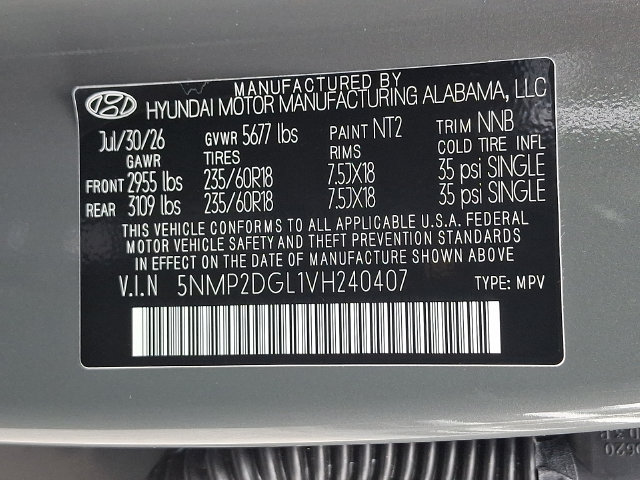 New 2027 Hyundai Santa Fe SEL AWD/4WD image 17