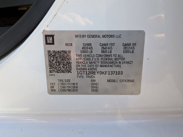 Used 2019 GMC Sierra 2500 SLT w/ Duramax Plus Package AWD/4WD image 20