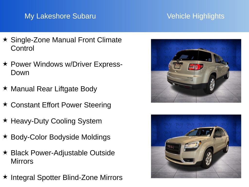 Used 2014 GMC Acadia SLE AWD/4WD image 12