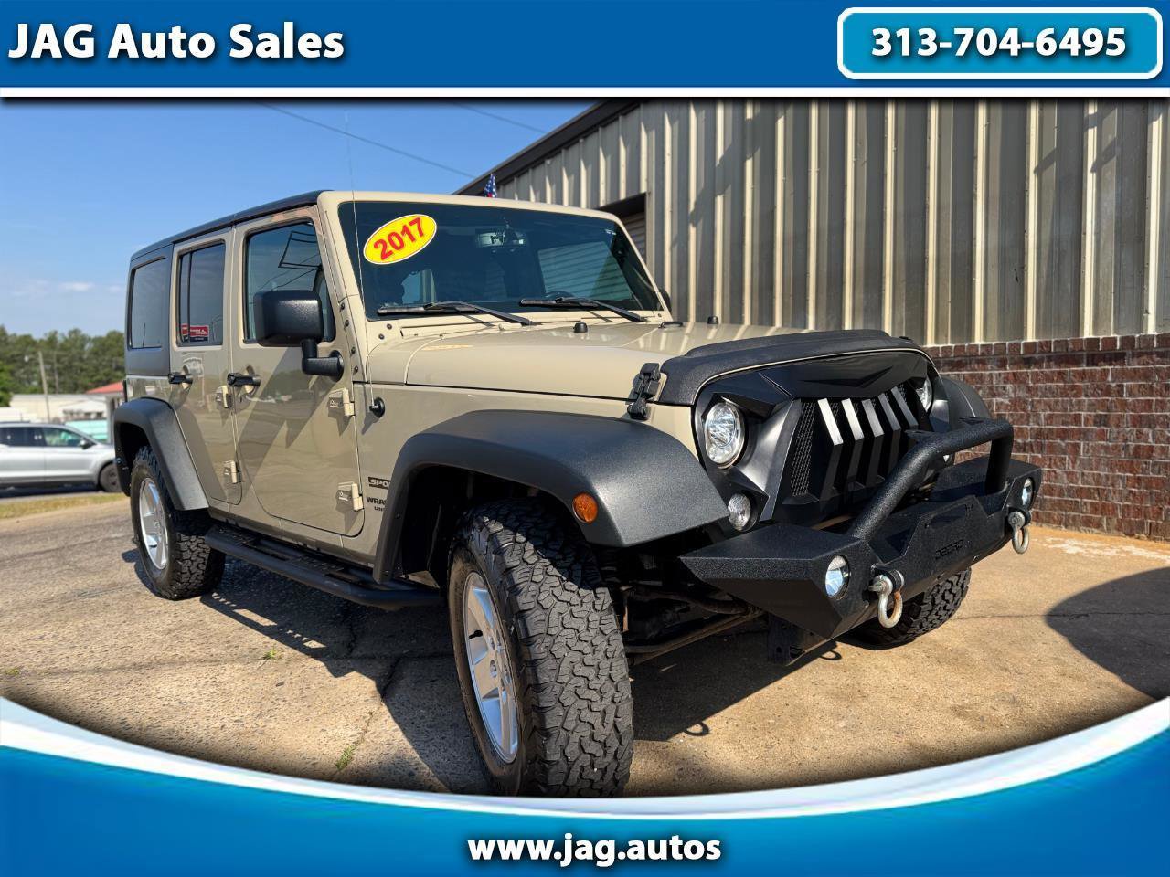 Used 2017 Jeep Wrangler Unlimited Sport w/ Quick Order Package 24S AWD/4WD image 1