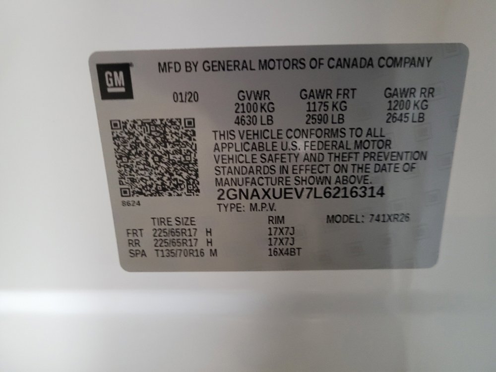 Used 2020 Chevrolet Equinox LT AWD/4WD image 33