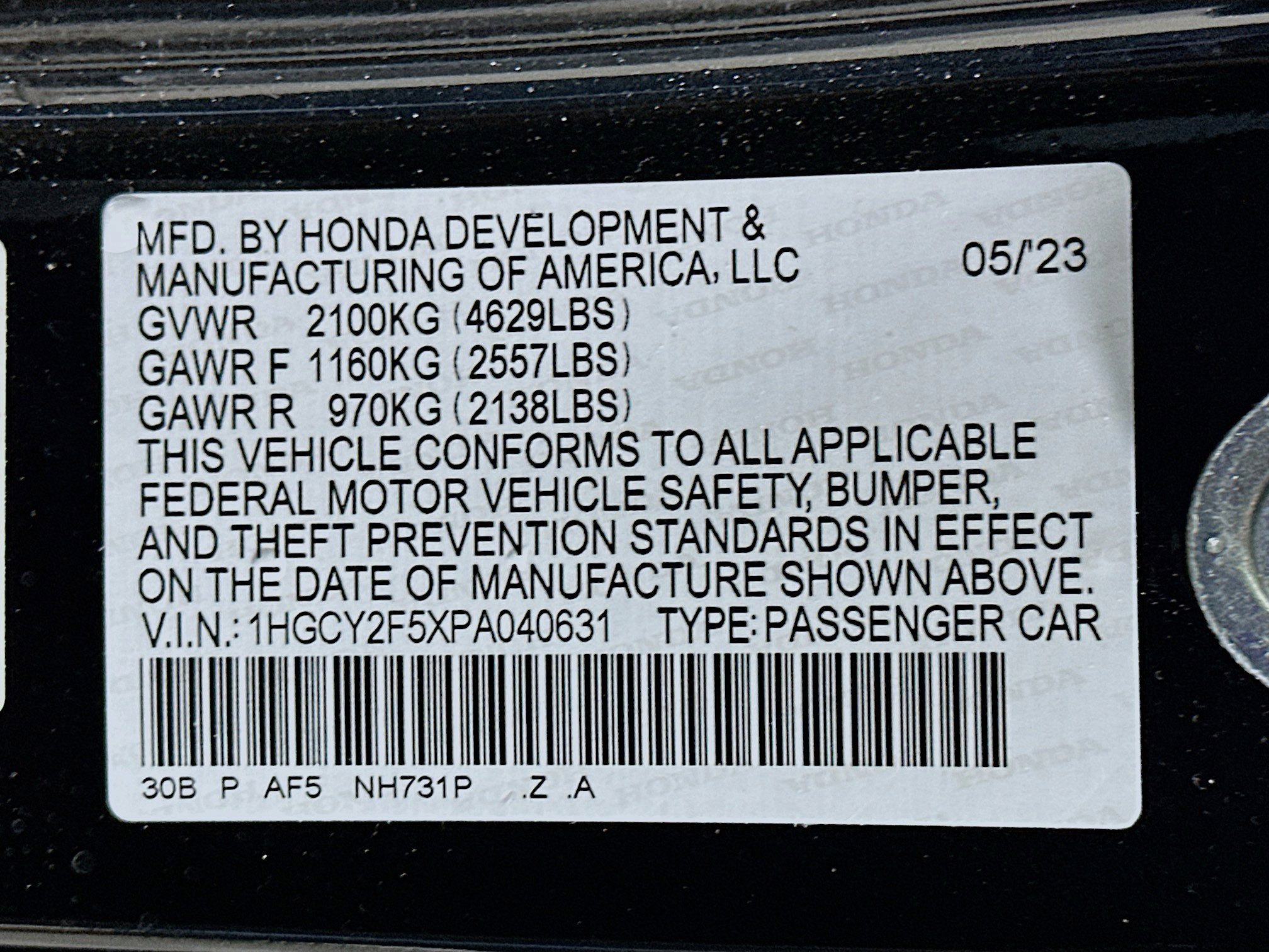 Used 2023 Honda Accord Sport image 12