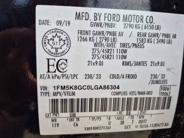 Used 2020 Ford Explorer ST w/ ST Street Pack AWD/4WD image 34