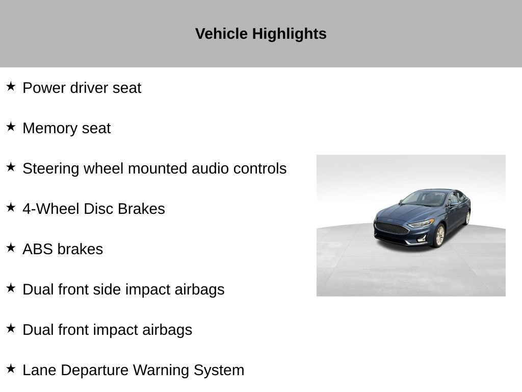 Used 2019 Ford Fusion Energi Titanium FWD image 14