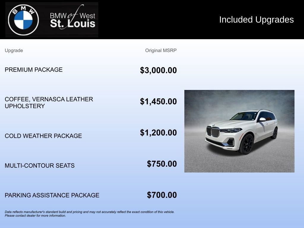 Used 2019 BMW X7 xDrive40i w/ Premium Package image 20