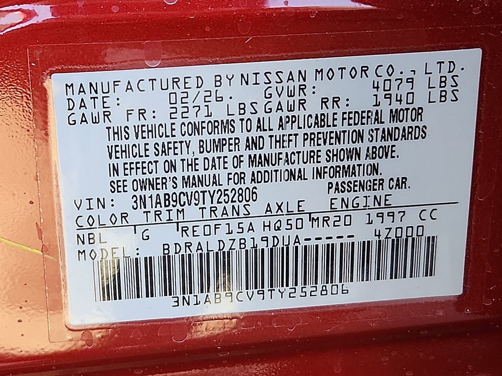 New 2026 Nissan Sentra SV FWD image 10