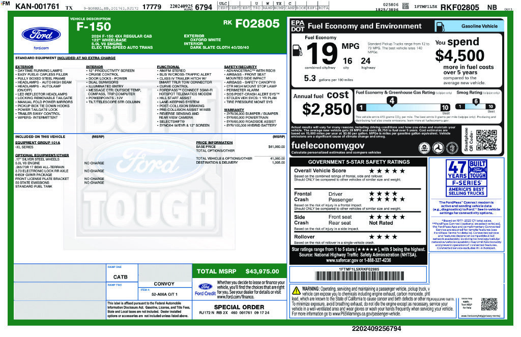Used 2024 Ford F150 XL AWD/4WD image 42