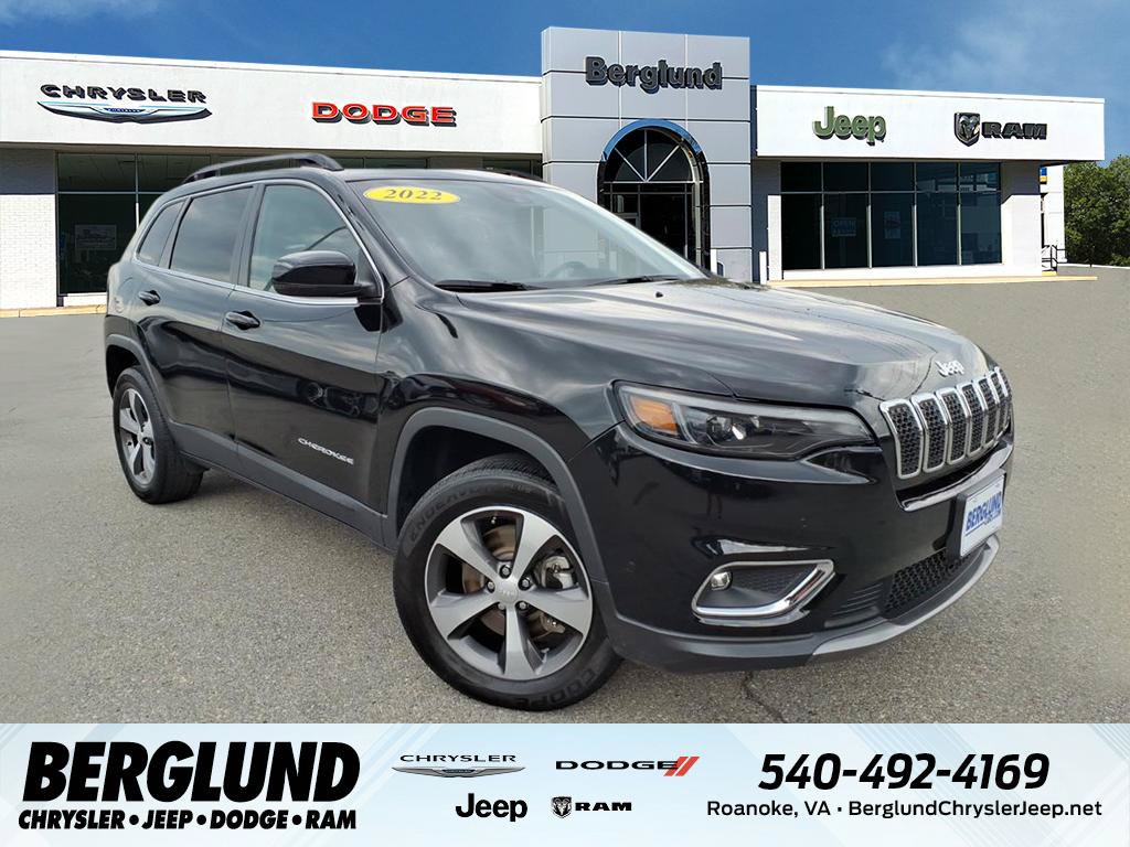 Used 2022 Jeep Cherokee Limited AWD/4WD image 1