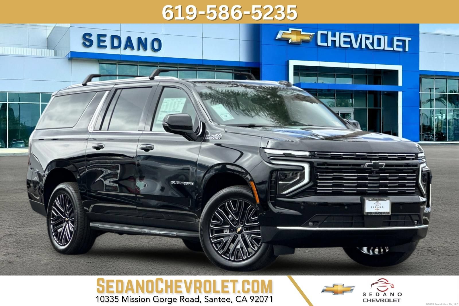 New 2026 Chevrolet Suburban High Country w/ LPO, Illumination Package RWD image 1