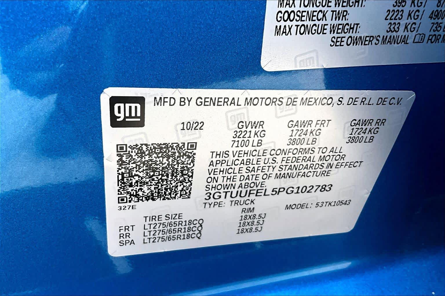 Used 2023 GMC Sierra 1500 AT4X AWD/4WD image 35