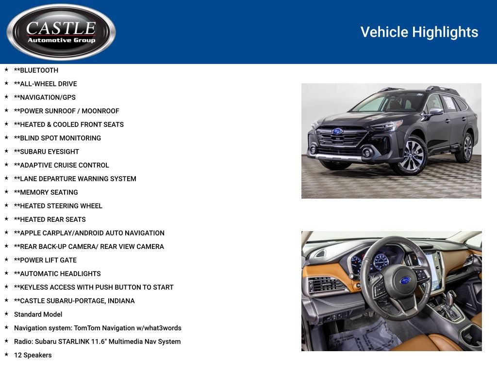 Used 2024 Subaru Outback Touring XT AWD/4WD image 3