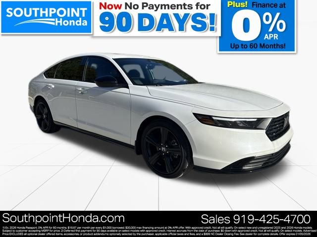 New 2025 Honda Accord Sport