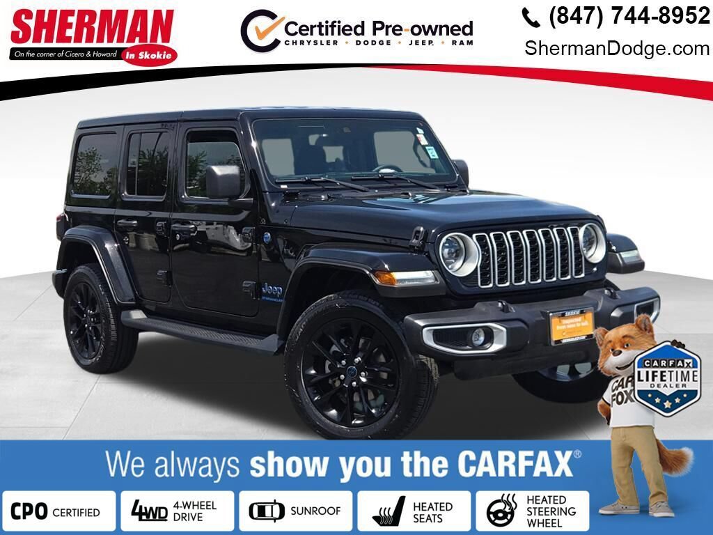 Certified 2025 Jeep Wrangler Unlimited Sahara