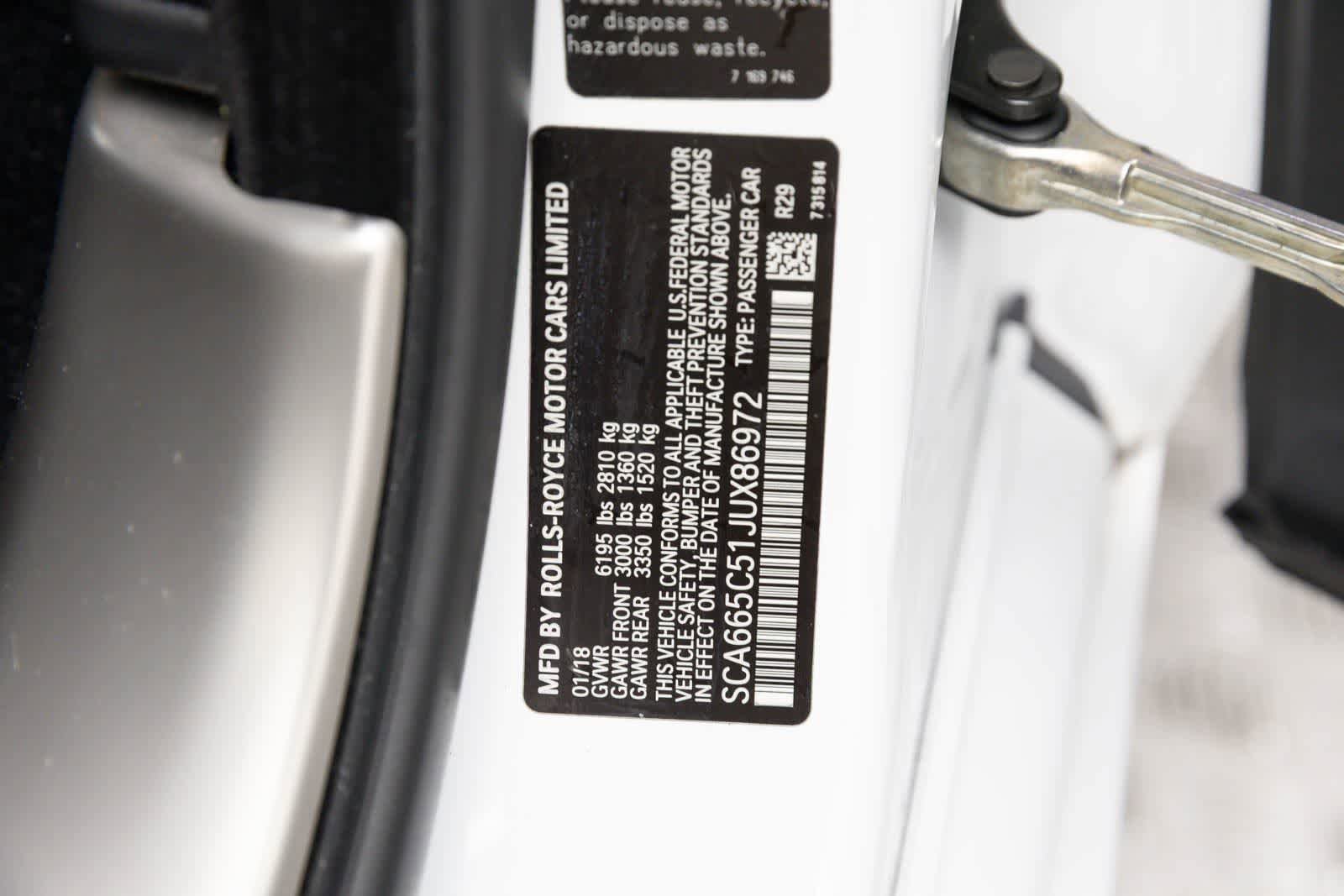 Certified 2018 Rolls-Royce Wraith RWD image 37