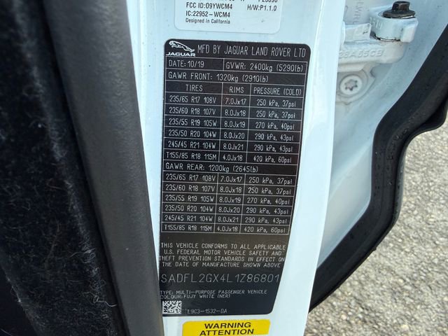 Used 2020 Jaguar E-PACE R-Dynamic SE image 19