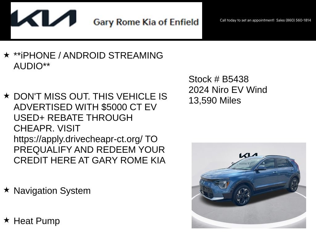 Used 2024 Kia Niro Wind w/ Wind Preserve Package FWD image 13